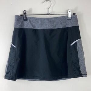Champion Black Gray Tennis Running Skort Skirt XS